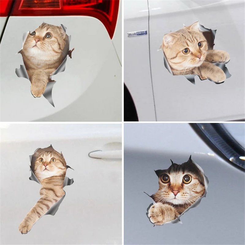 Наклейки для автомобиля 3D стерео аниме забавные креативные персональные