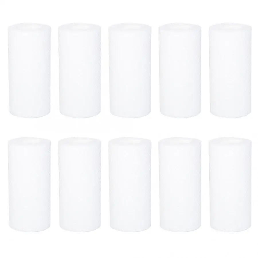 10Pcs PP Cotton Tap Water Filter Element Washing Machine Filter Tap Filter Cotton for Faucet Water Filter