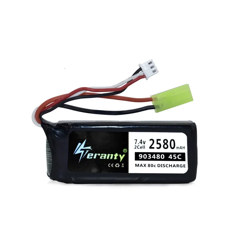 MAX 80C 7 4 v 2500mAh 45C Lipo батарея для Syma X8C X8W X8G X8 RC Quadcopter Запчасти 2s 903480 V 12428 12423