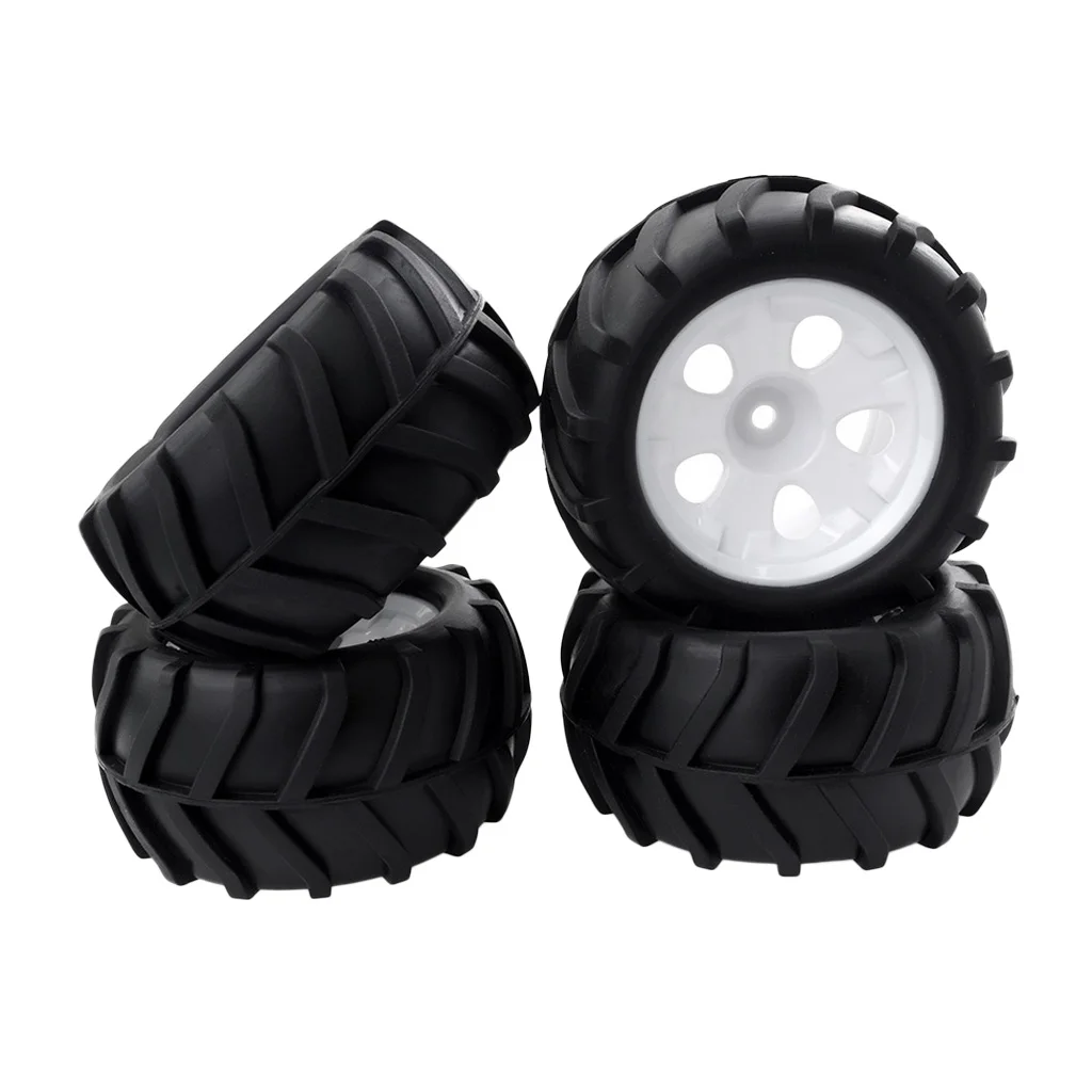 Remote Control Monster Truck 85mm Rubber Tire Tyres for HSP HPI WPL FS 1/16 RC Big Foot Tires Tyres for ZD Racing Spare Parts Remote Control Monster Truck 85mm Rubber Tire Tyres for HSP HPI WPL FS 1/16 RC Big Foot Tires Tyres for ZD Racing Spare Parts