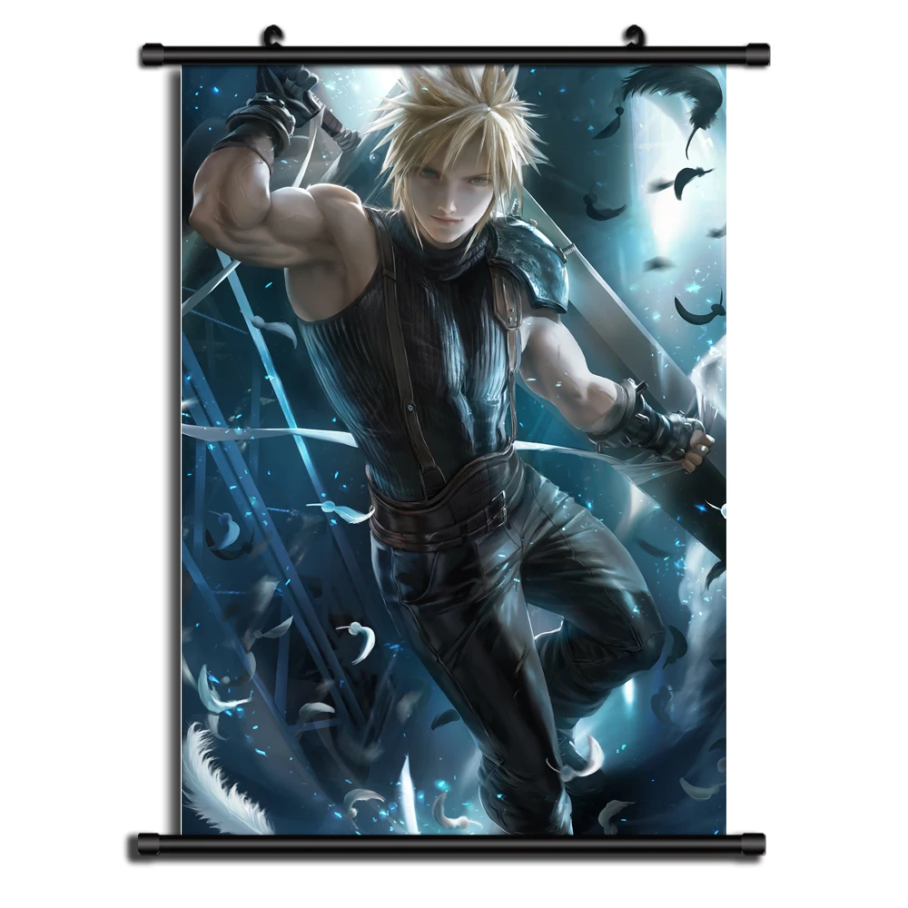Final Fantasy Cloud Anime Wall Scroll Poster Home Decor Cosplay Uncensored | Дом и сад