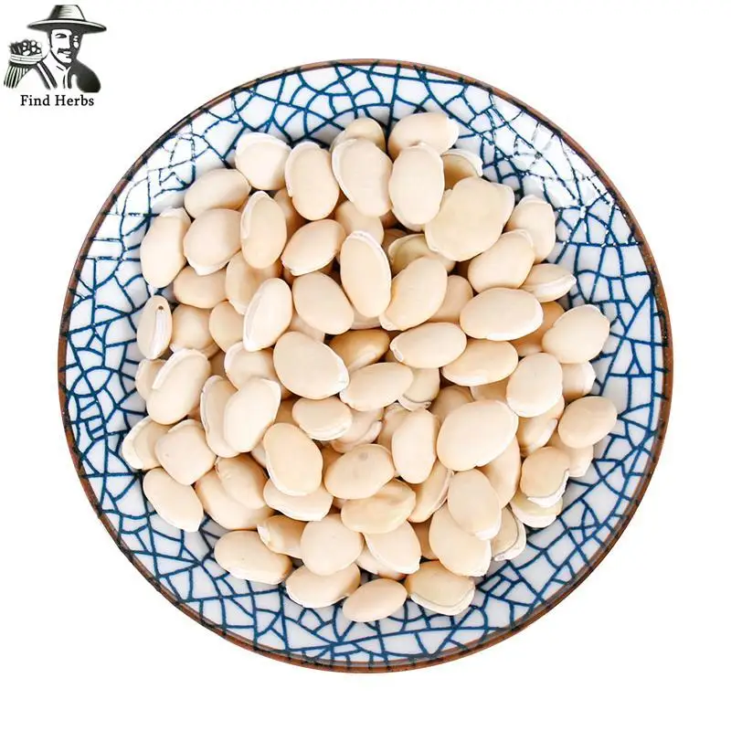 White Lablab Bean Hyacinth Semen Album Bai Bian Dou |