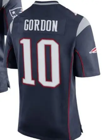 11 Julian Edelman Джерси 10 Josh Gordon 12 Tom Brady Mens 87 Rob Gronkowski 14 coks 92 Harrison майки - Цвет: Deep blue