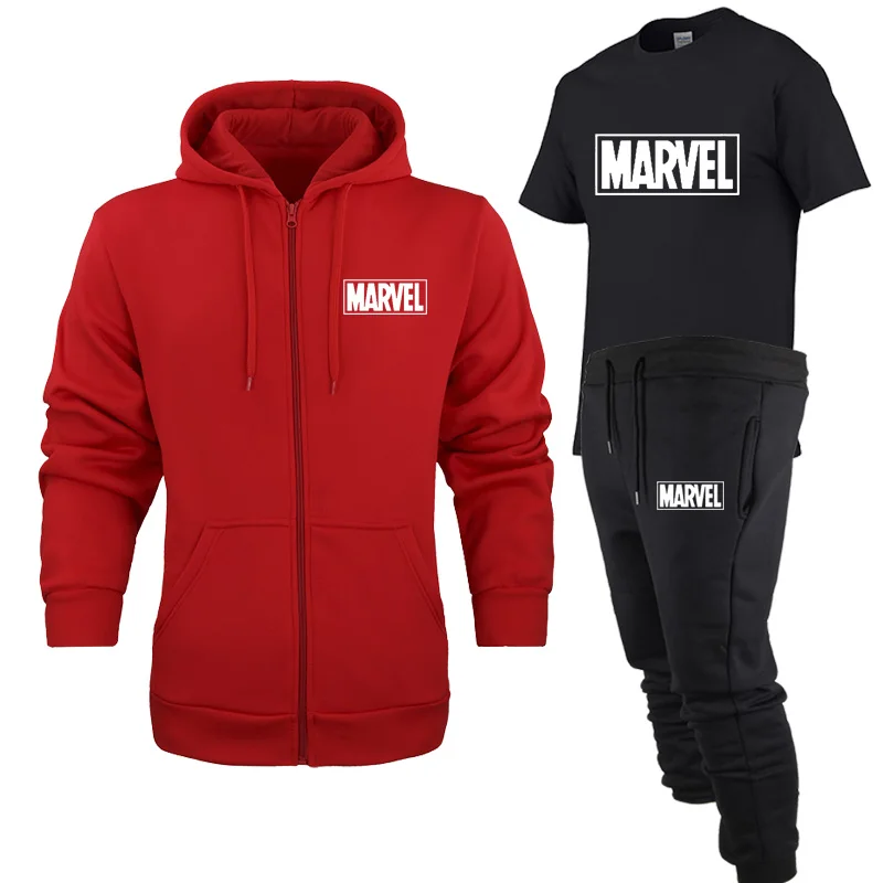 Осень Зима для мужчин хлопок с капюшоном Мстители 4 Endgame толстовки кофты Harajuku повседневные куртки пуловер брендовая одежда Распродажа - Цвет: red 2