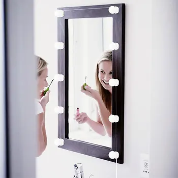 

2pcs/ 6pcs/ 10pcs/ 14pcs Light Bulbs Home Decor 1set Makeup Mirror Light Bulbs Dimmable Hollywood Vanity Mirror Led Bulb DC12V