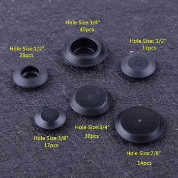 

CITALL Universal 141 Mixed Plugs Button Flush Mount Sheet Metal Fasterner 6 Kinds Assortment Kit fit for Auveco A6831 HE45