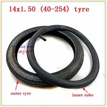 

Free shipping Bicycle Tyre 40-254 14X1.50 Tyre Inner Tube Bicycle Fitting 14 inch Tire