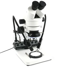 Multifunktions 4 IN 1 LED Video Mikroskop Illuminator Set Spot-Licht Dual LED Schwanenhals + 80 LED Ring Licht + basis Licht + Stand