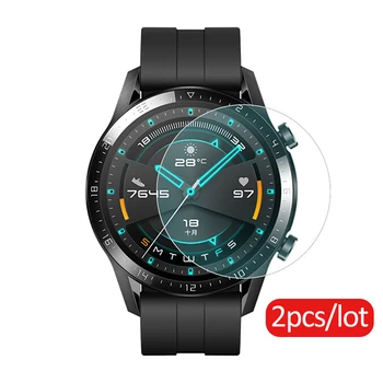 

2pcs Protective Glass For Huawei Watch GT 2 46mm Tempered Glass For huawei GT2 band Smartwatch accessories Screen Protector Film