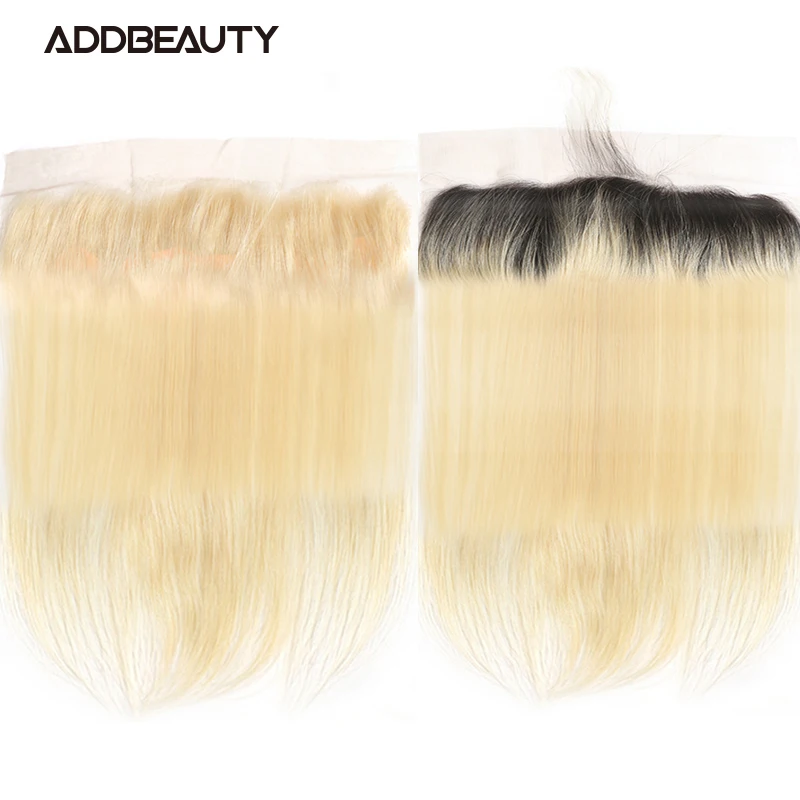 Best Seller Hair Human Lace-Frontal Blonde Swiss Straight Pre-Plucked Brazilian 13x4 613 One 1b-613-Color pBQKMNmjaV6