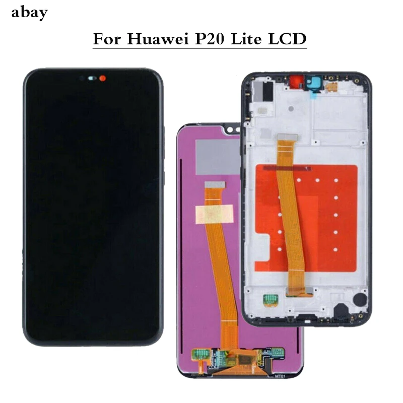

5.84" IPS Display For HUAWEI P20 Lite LCD Touch Screen Replacement with/Without Frame OEM LCD P20 Lite ane-lx3 nova 3e