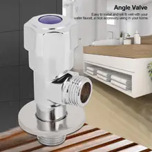 G1/2 дюйм наружная резьба Медь Ванная комната угловой запорный клапан подвода воды управление выходом клапан терморегулирования