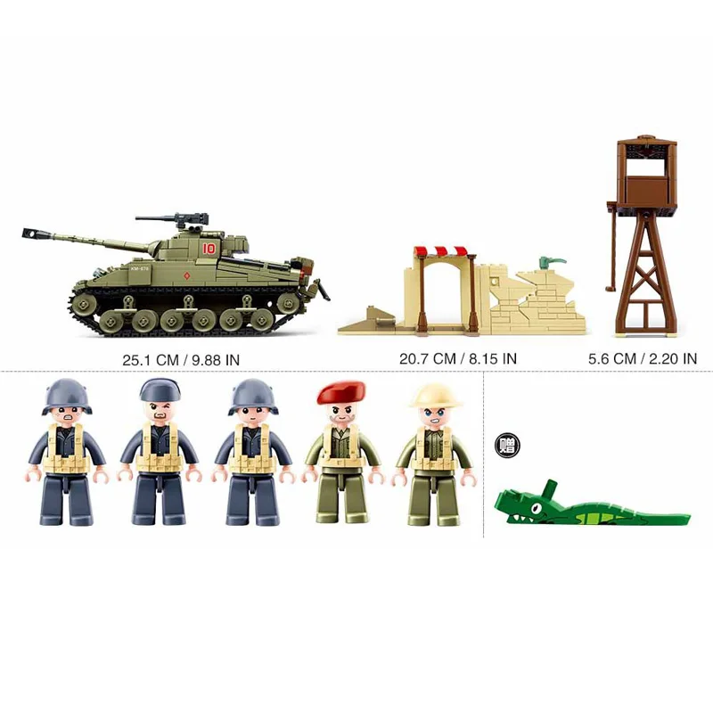 sluban ww2 minifigures