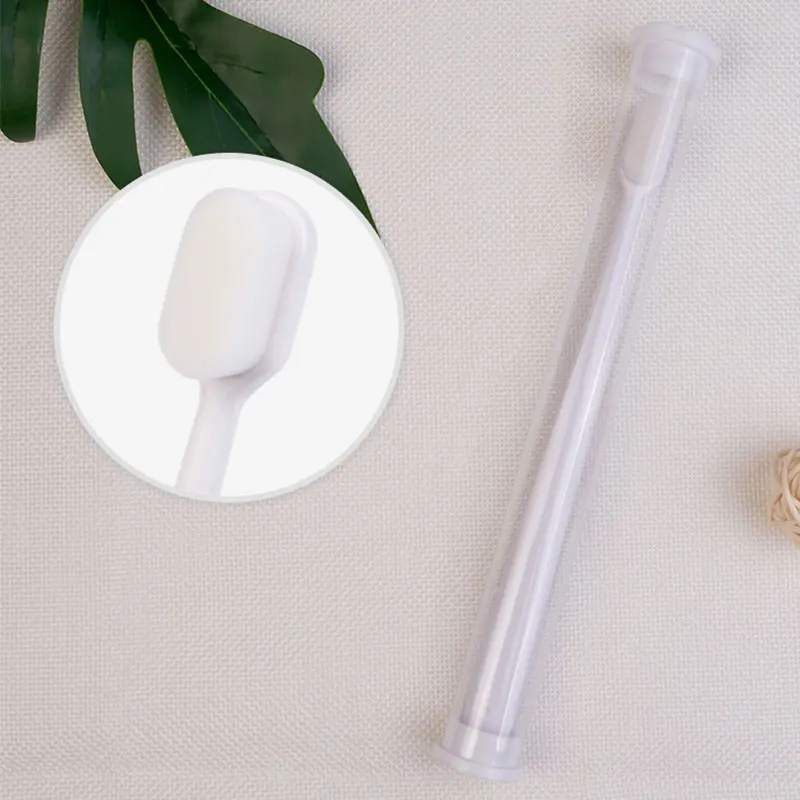 white 2 Hot Sale Soft Bristles Toothbrush Antibacterial Fiber Hair ABS Material Toothbrush For Pregnant Woman Adult Teeth Care - Цвет: white 2