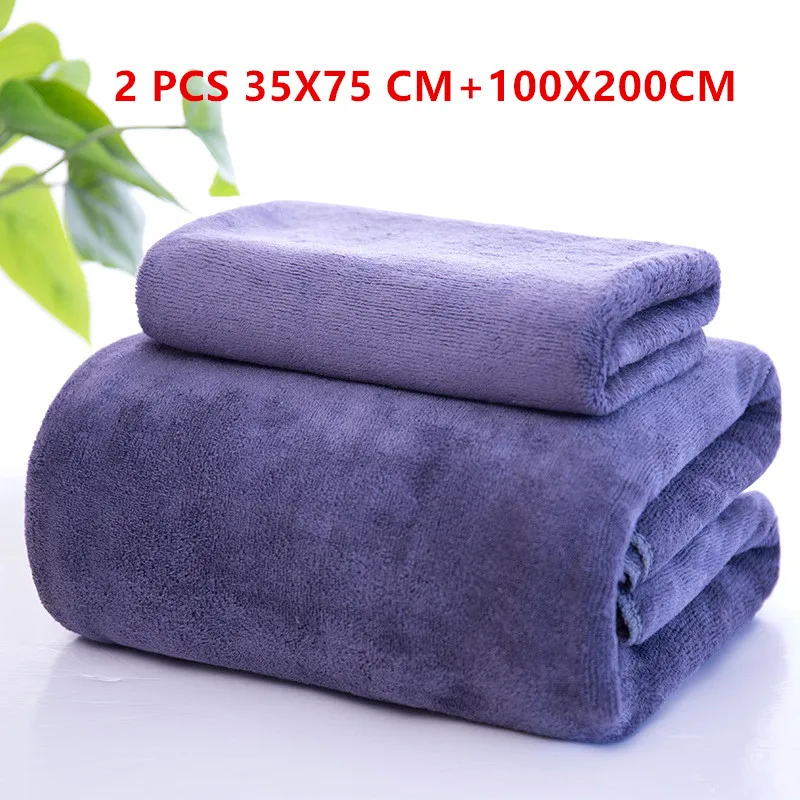 120X200 cm extra thick microfiber bath towel, super soft, absorbent and quick-drying towel, suitable for bathroom, spa and gym 3