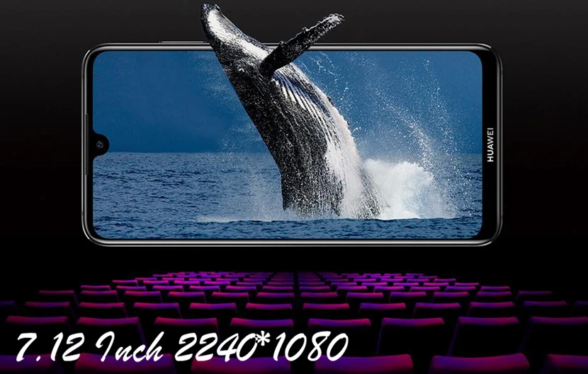 DHL Быстрая HuaWei Enjoy Max 4G LTE мобильный телефон Android 9,1 7,1" FHD 2240X1080 6 Гб ram 128 ГБ RAOM 16,0 Мп отпечаток пальца