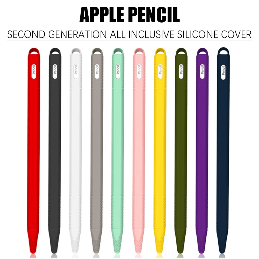 Новинка мягкий силиконовый чехол для Apple Pencil 2 го поколения iPad наконечник