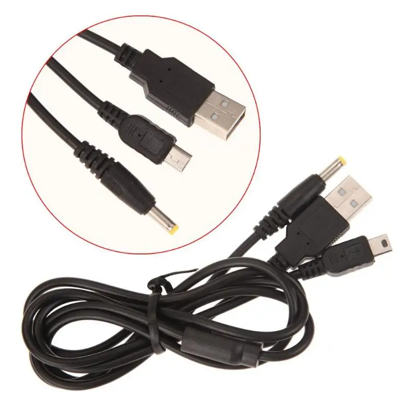2 в 1 USB кабель для передачи данных и синхронизации м умных устройств Sony PSP 2000