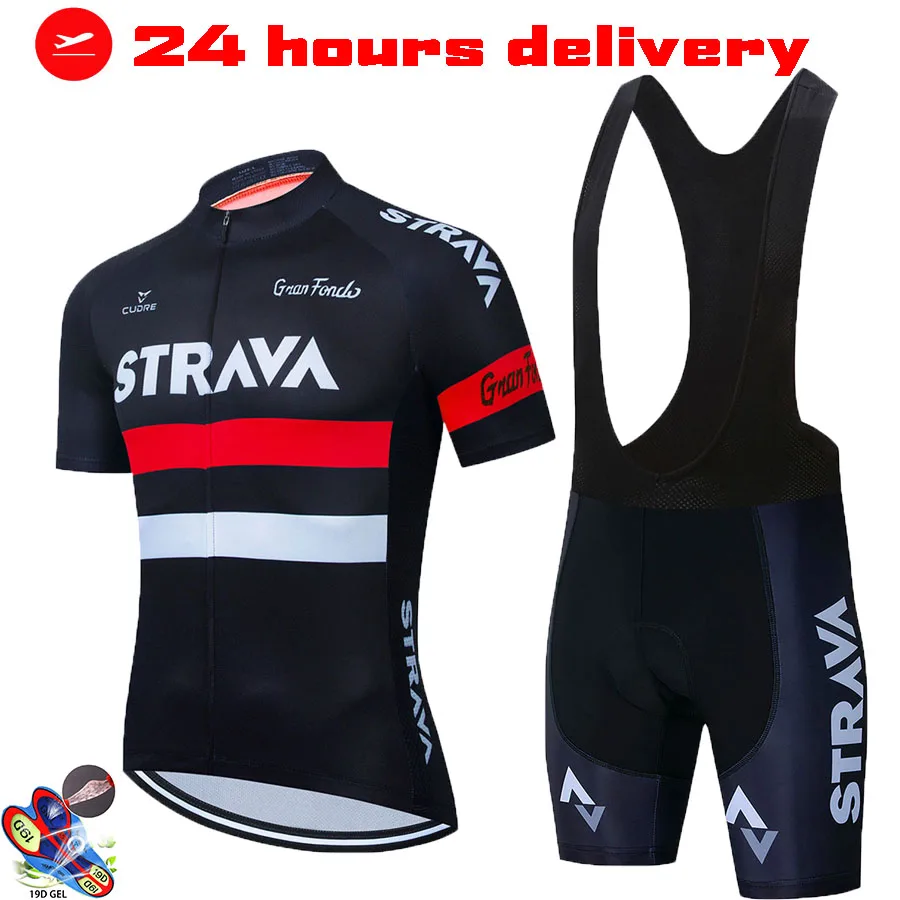 2021 bicicleta ciclismo ropa hombres conjuntos de verano Pro equipo STRAVA carretera bicicleta corta manga hombres ropa de Mtb Conjunto Jersey ropa deportiva