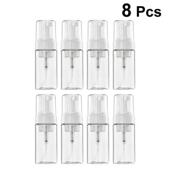 

Foam Pump Bottle Refillable Bottles 8Pcs 100ml Foming Bottole Makeup Pump Bottle Bubble Maker Transparent Subpackaging Bottle