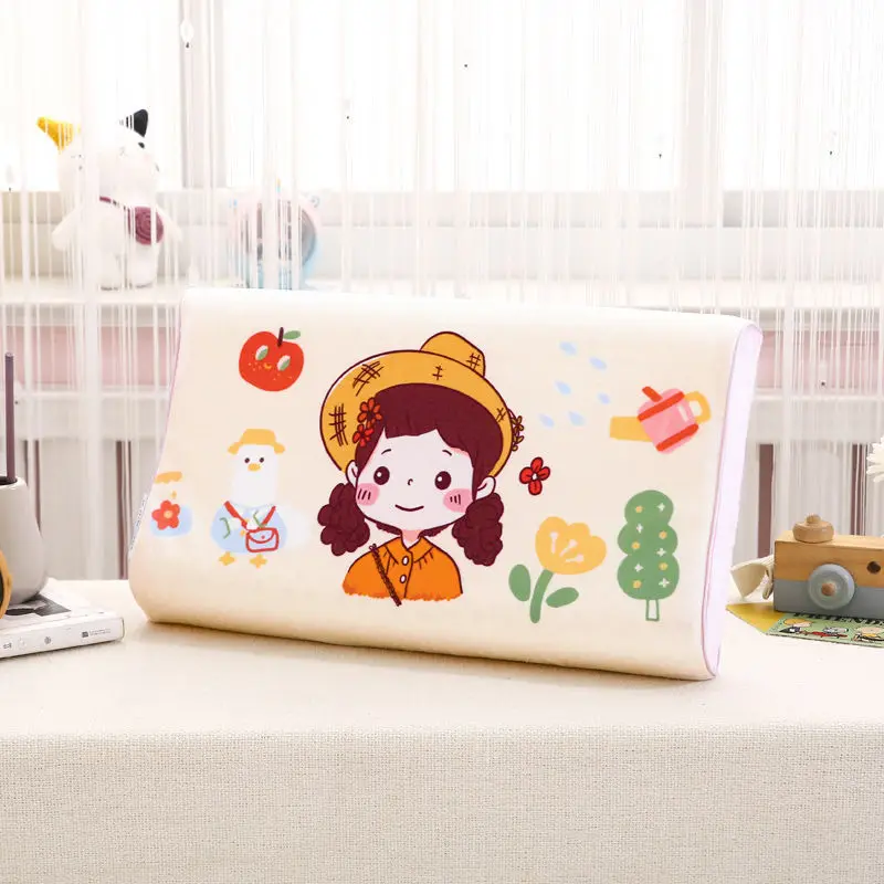 Quantity Cute Cartoon Flannel Pillowcase Soft Winter Kindergarten Baby Slepping Pillow Cover Comfortable Latex Pillow Dust Cover