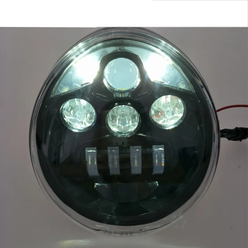 2017 Motorcycle Aluminum Headlight with halo For Harley V Rod VROD VRSCA VRSC Headlight VRSC V-ROD LED HEADLIGHT we