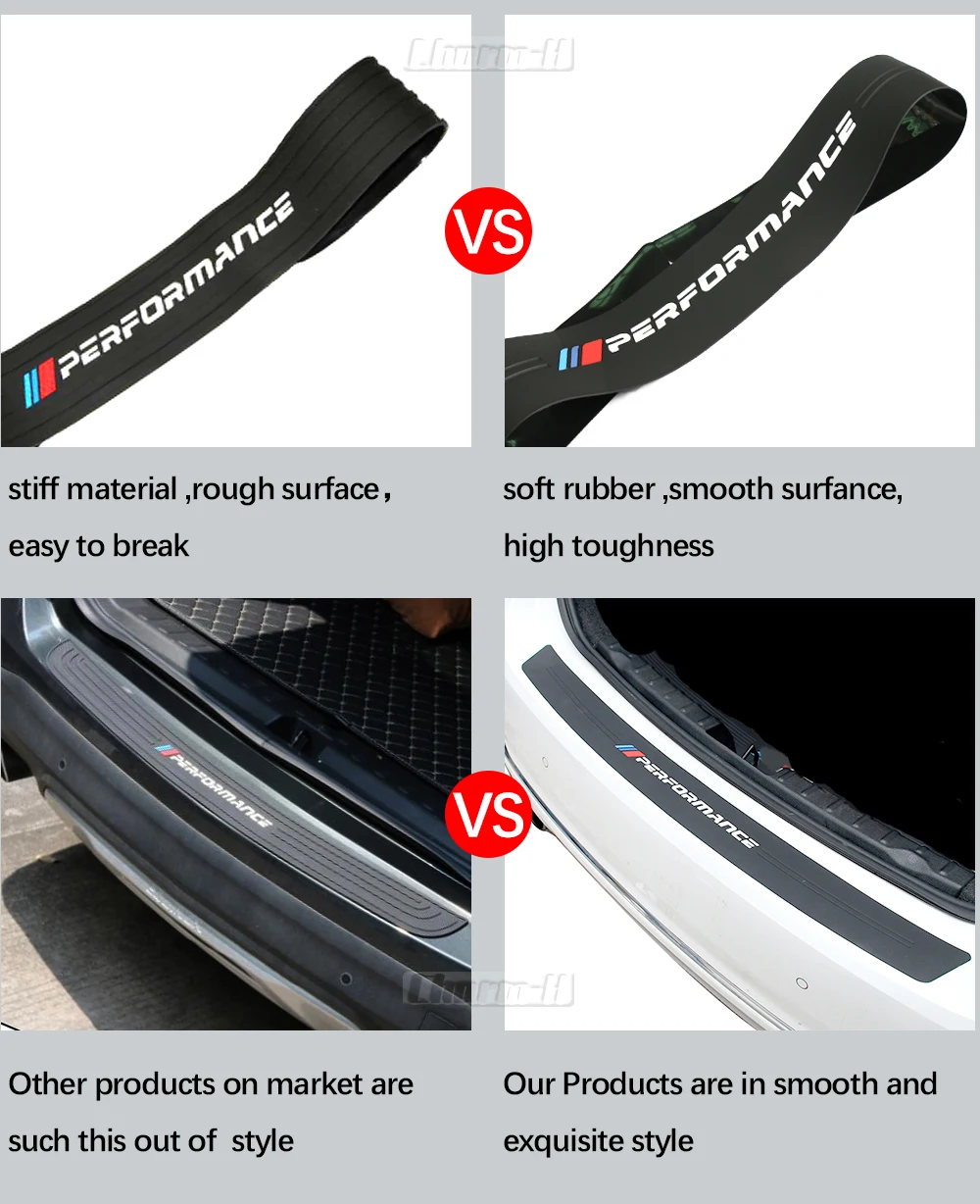 Автомобильный задний бампер Защита жилетов Защитная крышка порога против потертостей резиновые Стикеры для BMW f30 f10 f20 e46 e90 x5 x3 x1 g30
