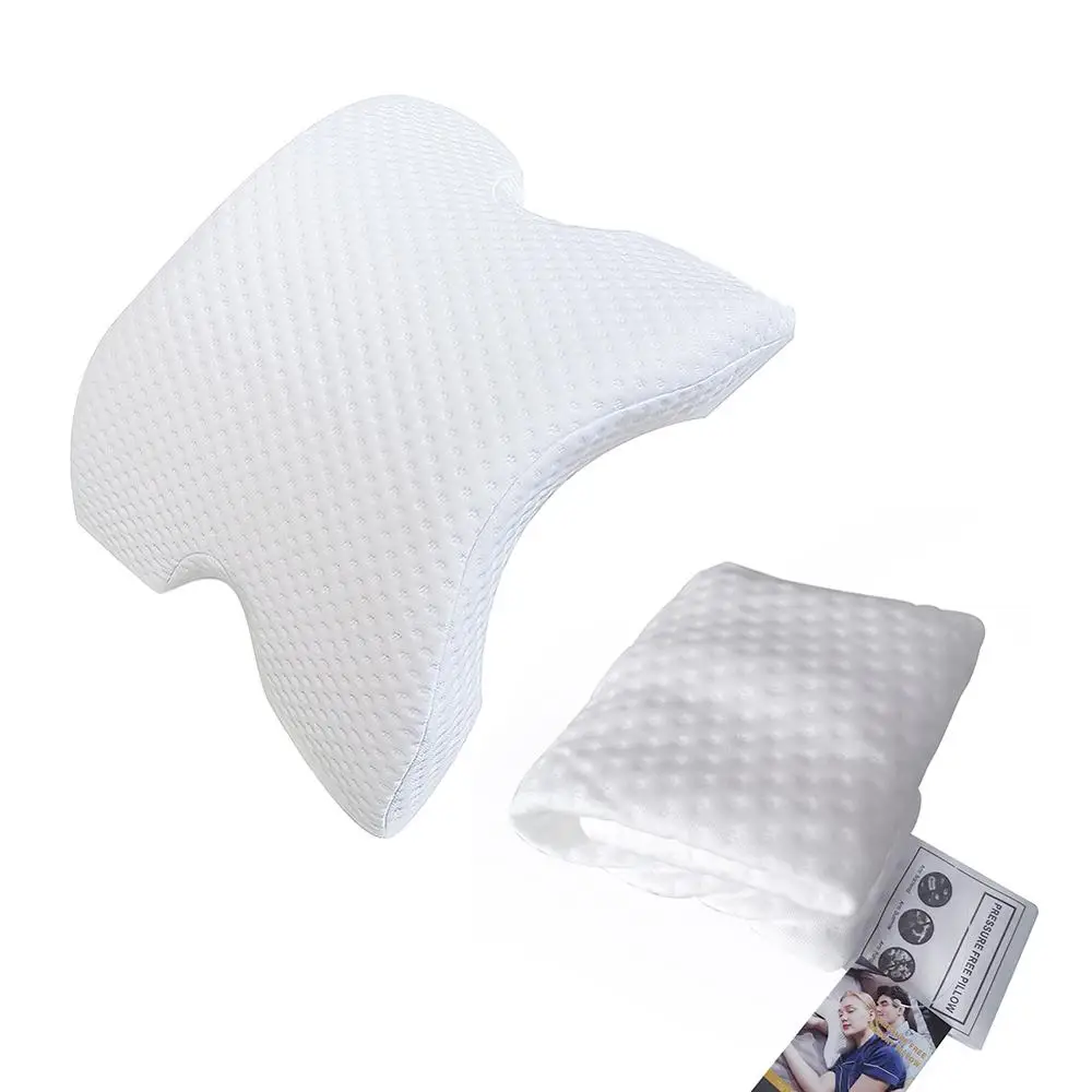 pillow and case Новая подушка для постельных принадлежностей из пены с эффектом памяти, подушка для рук с защитой от давления, мягкая многофункциональная подушка для дома, шелковая пара, Beding - Цвет: pillow and case