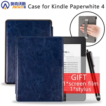 

Fashion Cover for Kindle Paperwhite 4 6'' E-Reader PQ94WIF 2018 Waterproof 10th Case with Hand Holder
