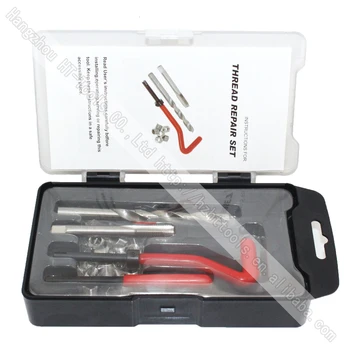 

15CS Thread Repair Tool Kit Set Auto Car Tool Helical Coil Set M10*1