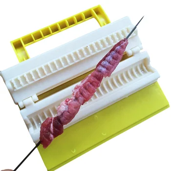 

New Meat Skewer Machine Maker meat string device for Beef Pork BBQ Kabob Maker barbecue tools accessories