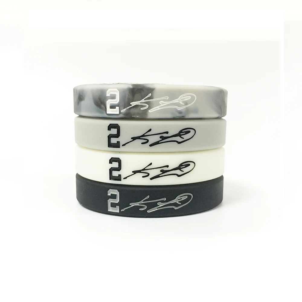 

1Pcs 2019 NEW Kawhi Leonard Basketball Signature Silicone Bracelets Wristband