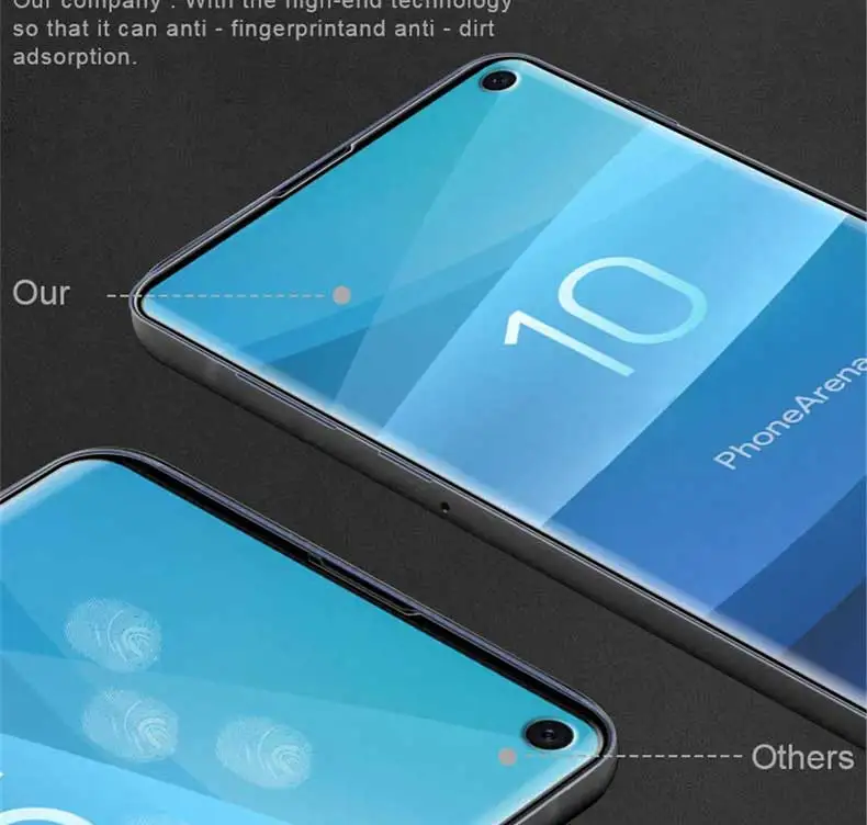 100D полный изогнутый экран закаленное стекло для samsung Galaxy S10E S10 Plus Note 10 S10+ Защитная пленка для экрана