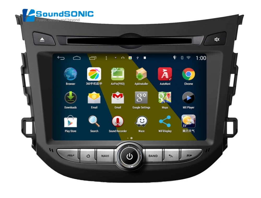 Четырехъядерный Android 4.4.4 для Hyundai HB20 сенсорный экран автомобильная стереосистема