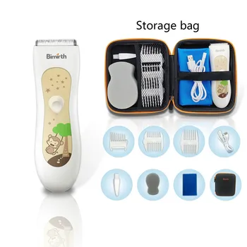 

Baby Self-service Hair Clipper Silent Waterproof Baby Children's Electric Hair Cutter USB Rechargeable Whole Body Washing