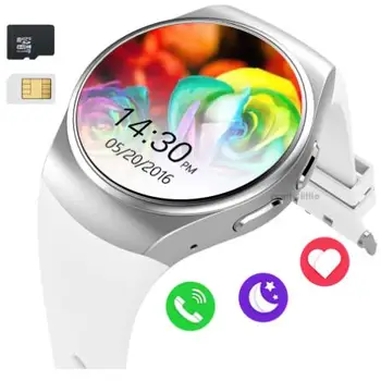 

KW18 SIM Smart Watch MTK2520 Smartwatch 1.3 Inch Smartwatch with Heart Rate Monitor Call Reminder PK G8 K88H GW01 Clock Hours