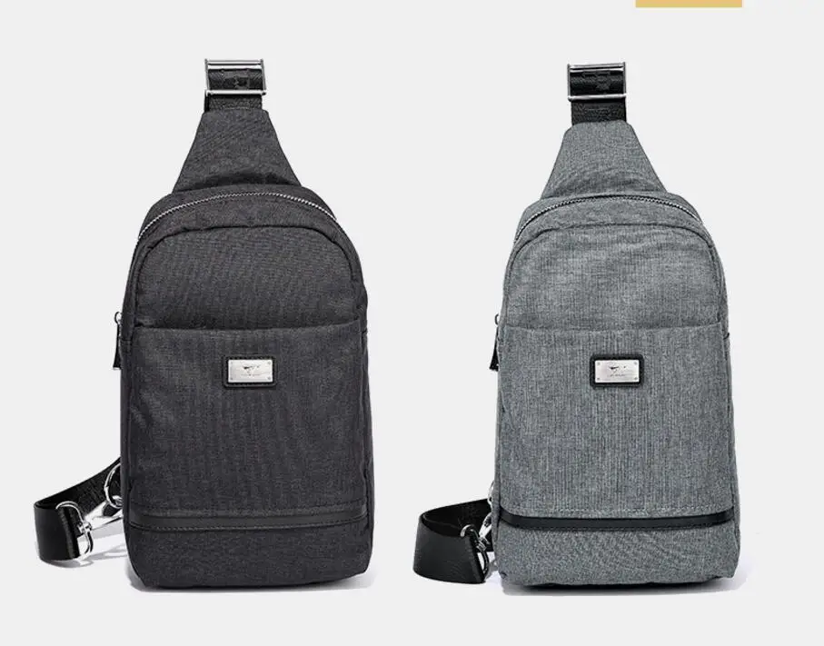 Men's Waist bag new earth tide leisure Oxford fabric bag single shoulder cross tide brand Septwolves male Satchel