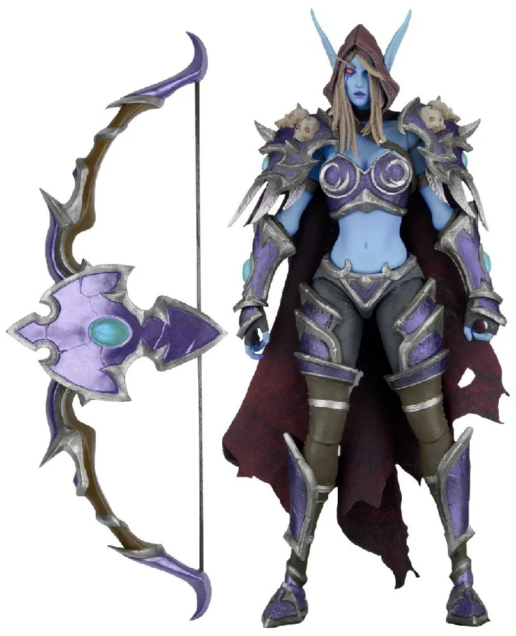 NECA шторм герой World of Warcraft Старкрафт Рейнольдс Сильвана 7-дюймовый фигурка Мобильные Модели