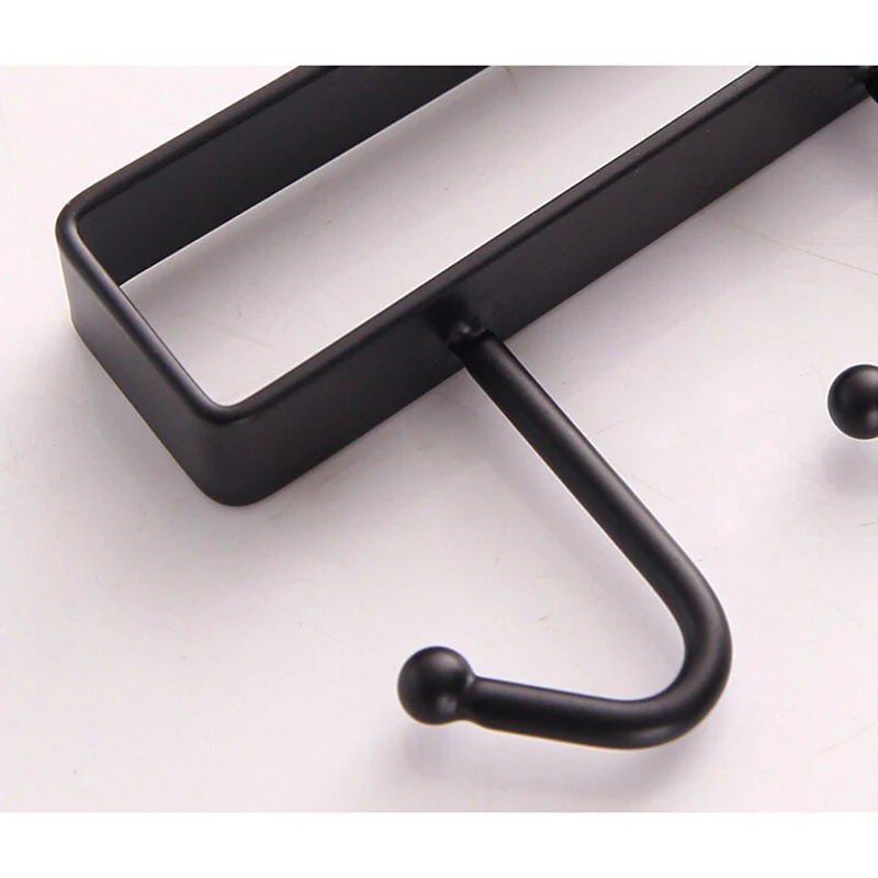 Useful Kitchen Cupboard Storage Rack Cupboard Shelf Hanging Hook Organizer Closet Clothes Glass Mug Shelf Hanger Wardrobe Holder