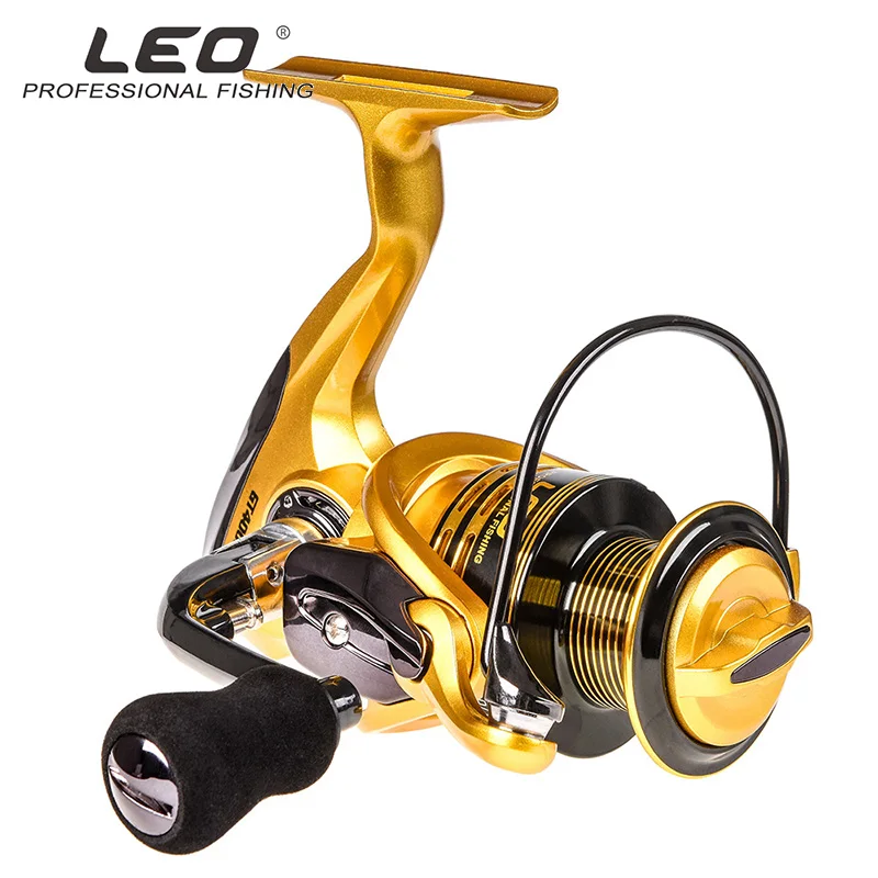 LEO NEW Metal Fishing Reel 13+1BB 5.2:1 No Gap High Speed Spool Spinning  Reel Professional Left/Right Hand Fishing Reel Wheels