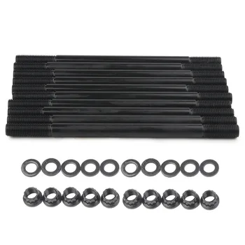 

1 set Black Cylinder Head Stud Kit For Honda Civic 1.6L D16 D16Z D16Z6 D16Z7 For 208-4301