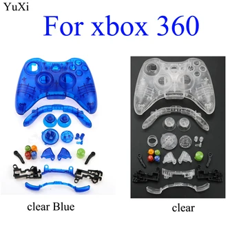 

YuXi Hard Case Gamepad Shell Cover Full Set Buttons Analog Stick Bumpers For XBox 360 Wireless Game Controller