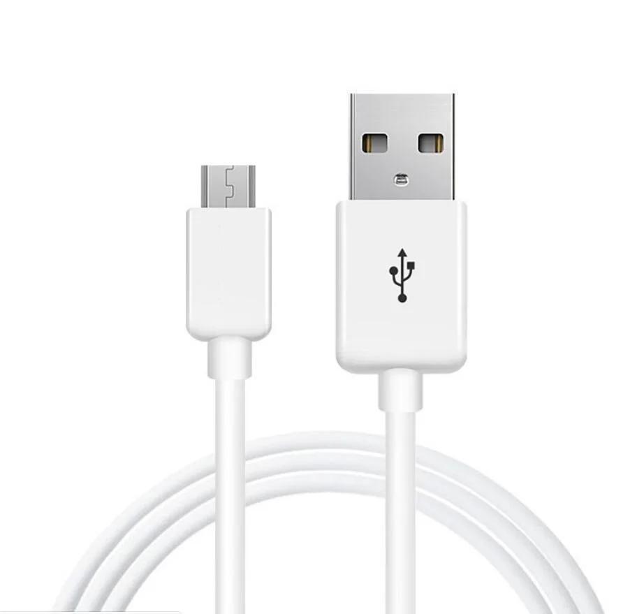Micro USB cable de datos para huawei honor 9 Lite cable de carga blanco 1,0m