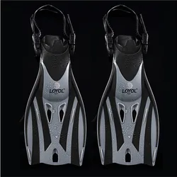 Adjustable Frog Flippers Diving Swim Snorkeling Training Professional Fins Team Kids Shoes Diving Long Children Silicone Adjusta
