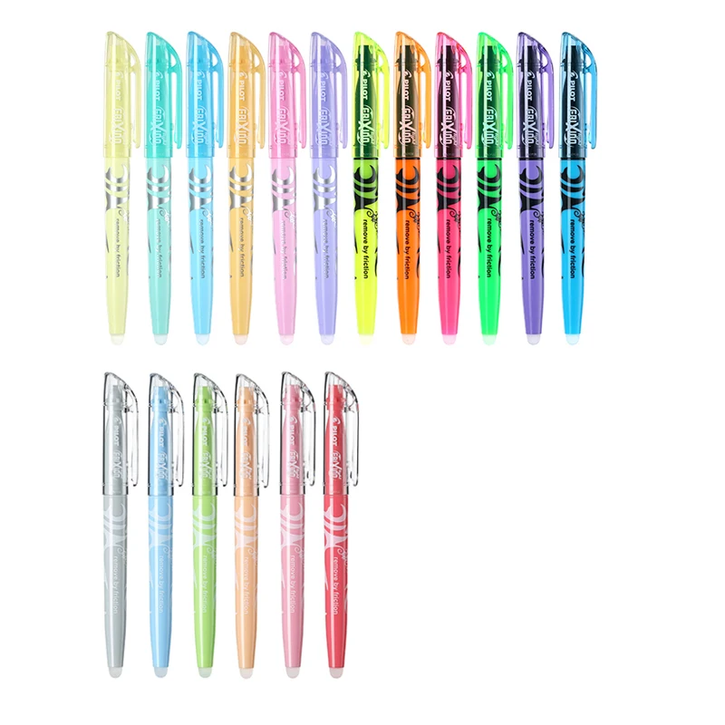 

18 Colors Japan PILOT SW-FL Frixion Erasable Highlighter Nature/Pastel Color Fluorescent Marker Pen Office School Supplies