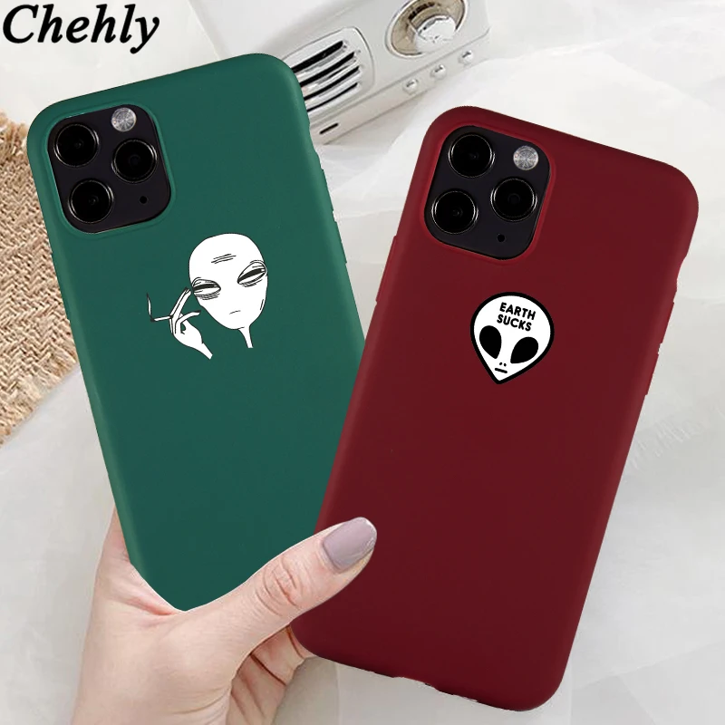 Чехол для телефона Alien iPhone X XR XS Max 8 7 6s Plus 11 12 Pro MAX Mini SE|Бамперы| |