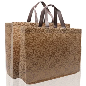

Leaves Printing Non-woven Fabric Folding Bag Eco Shopping Bag Women Pouch Travel Tote Grocery Bags Reusable High Capacity