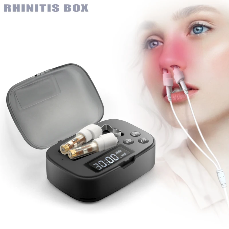 LASTEK Rhinitis Sinusitis Cure Device Nose Massage Cure Treatment Hay Fever Low Frequency Pulse Laser Therapy Red Light Therapy