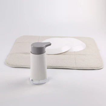 

New Kitchen Sink Soap Dispenser ABS + AS Bathroom Soap Dispenser Manual Press Soap Dispenser