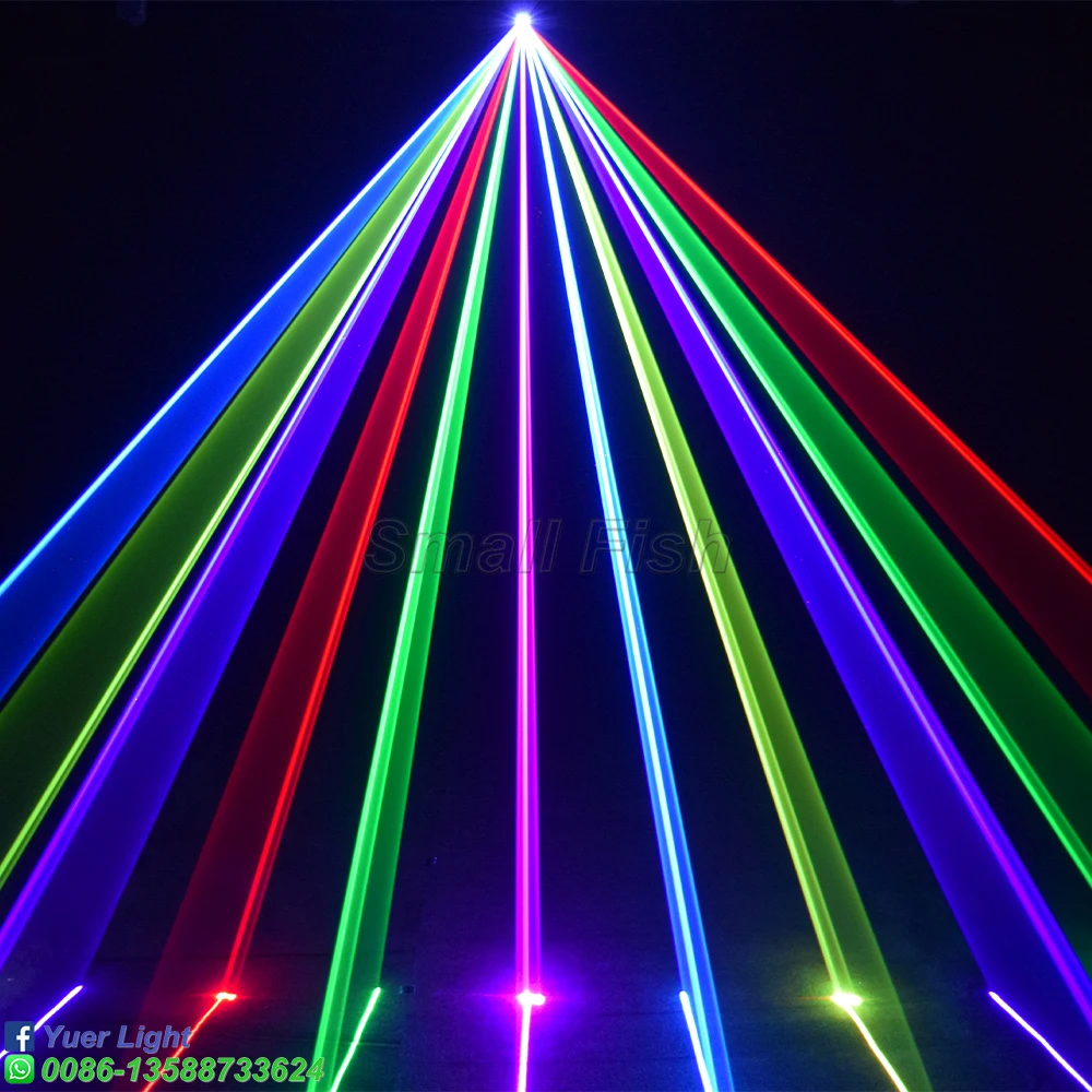 1 5 Вт RGB 3 в анимационный лазерный светильник DMX 512 контроллер линейный сканер